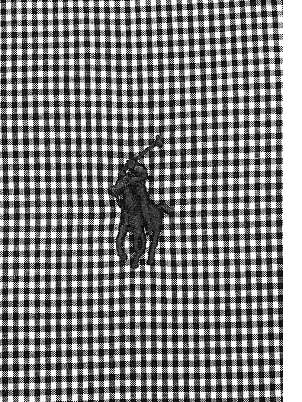 POLO RALPH LAUREN SLIM FIT SHIRT 100% COTTON BLACK & WHITE Sz X-LARGE, XL